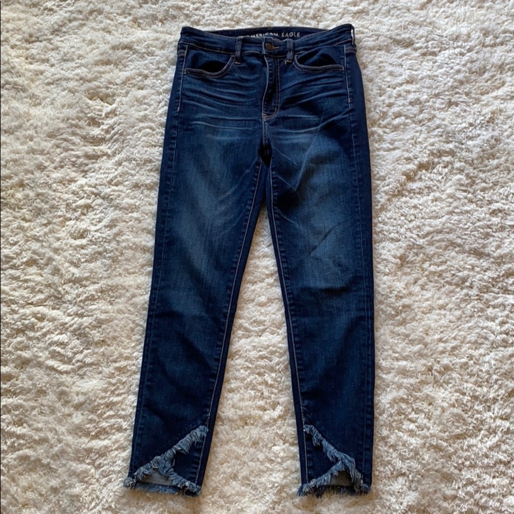 AE next level stretch cropped jeggings 6